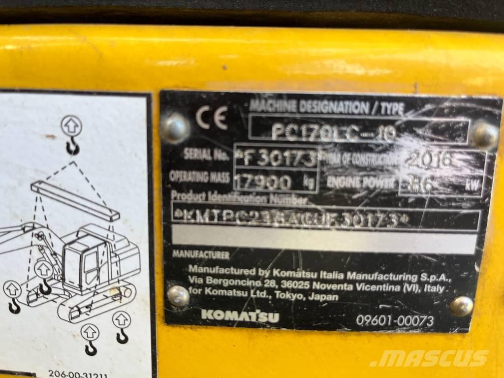 Komatsu PC 170 LC-10 Escavadoras de rastos
