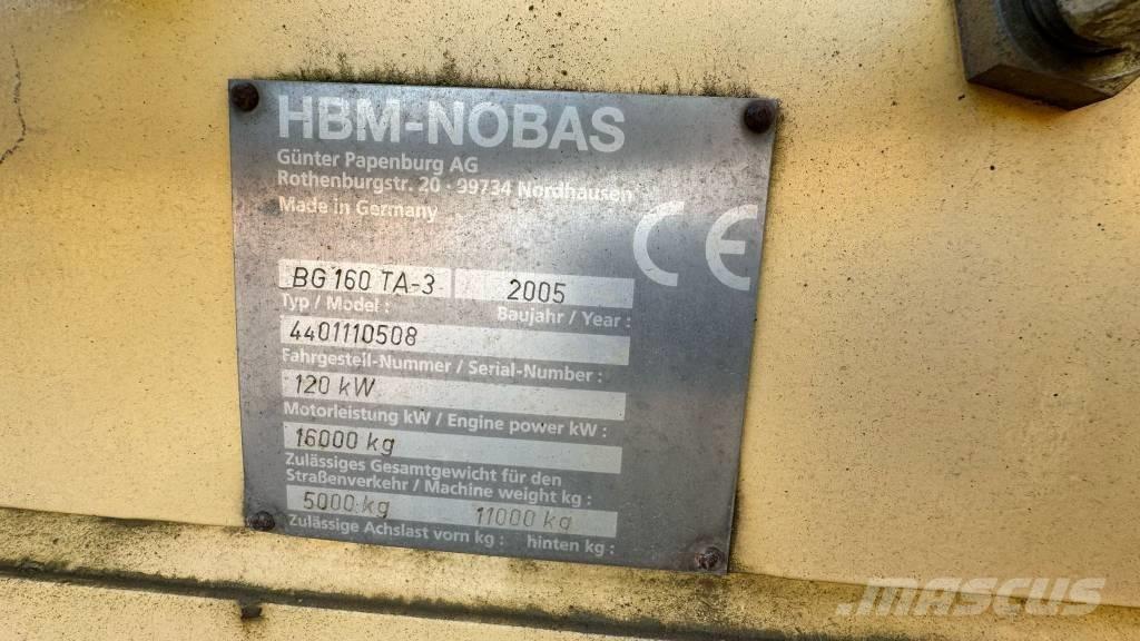 HBM-Nobas GB160TA-3 Motoniveladoras