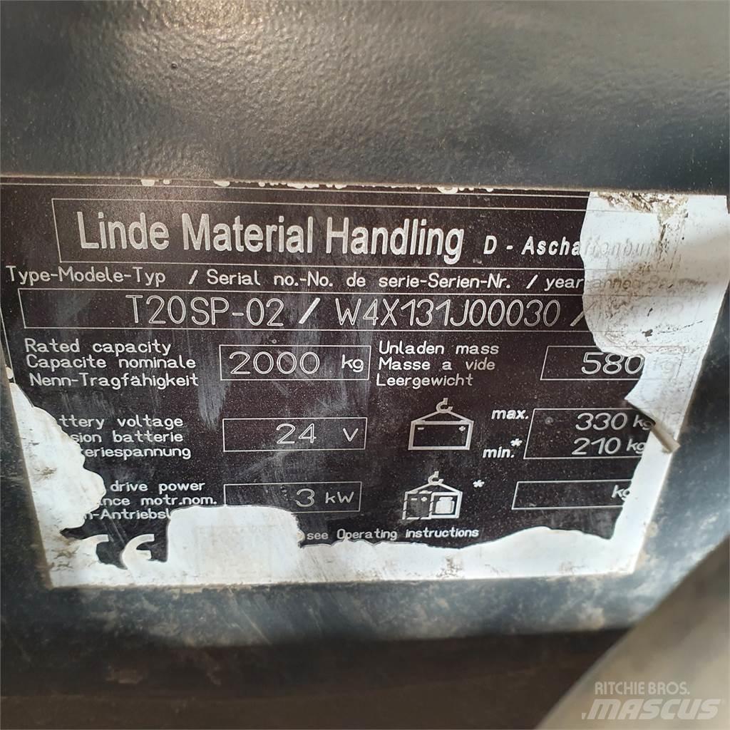 Linde T20SP kurz Porta palettes