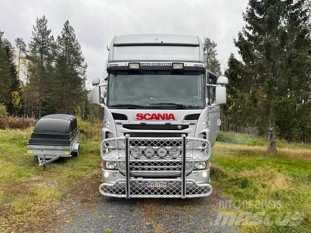 Scania R 560 6*2 Camiões estrado/caixa aberta