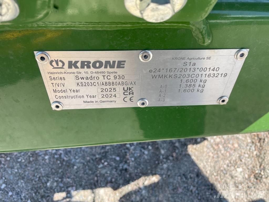 Krone TC 930 Plus Gadanheiras-fileiras
