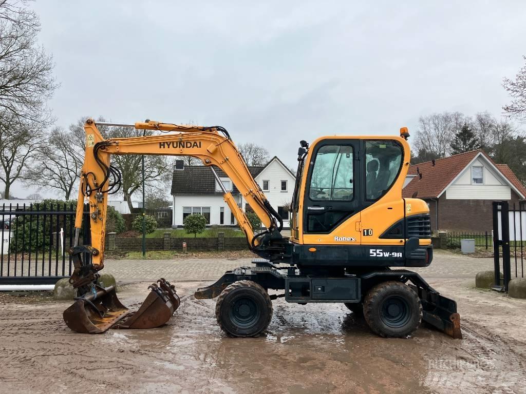 Hyundai 55W-9A Escavadoras de rodas