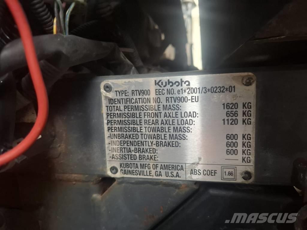 Kubota RTV 900 UTVs
