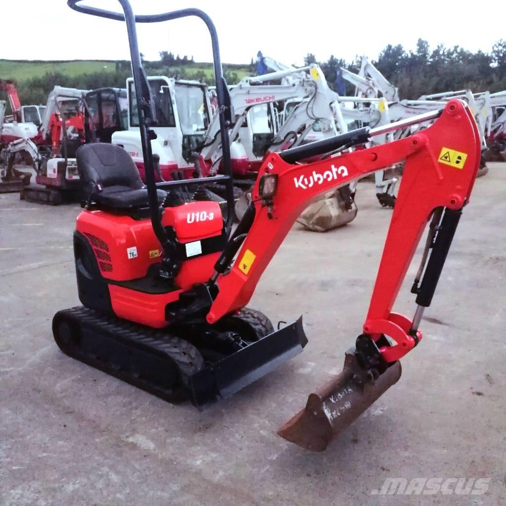 Kubota U 10-3 Mini Escavadoras <7t