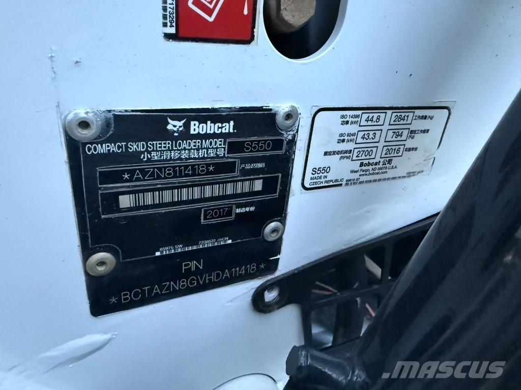 Bobcat S 550 Carregadoras de direcção deslizante