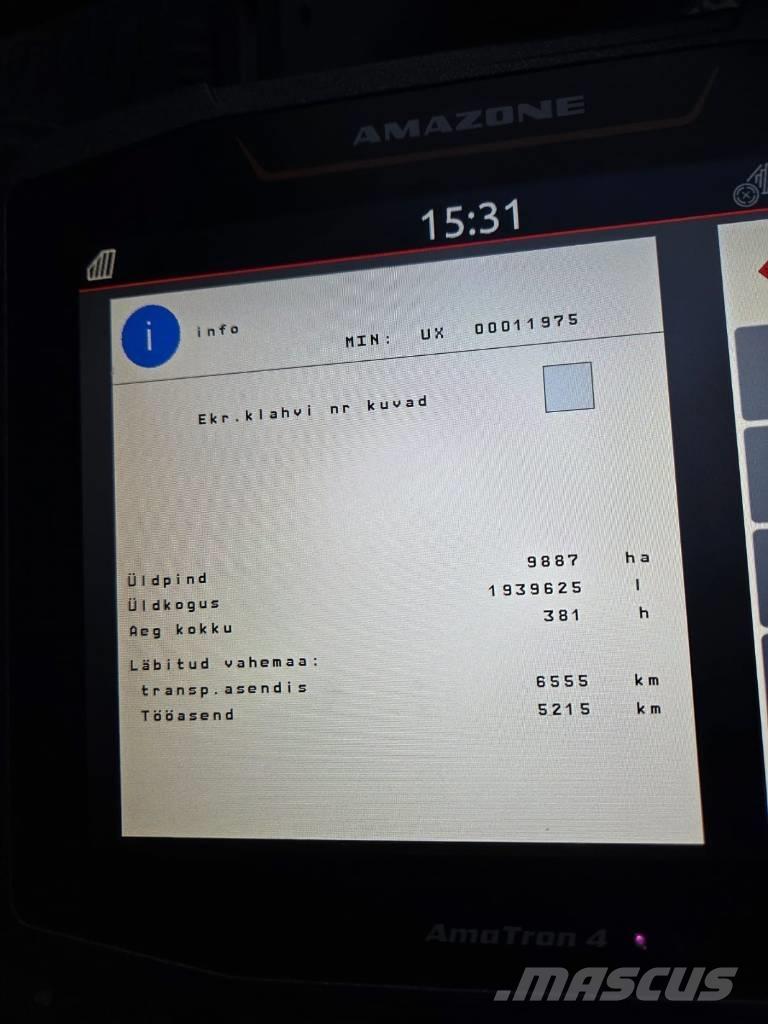 Amazone UX 4200 Pulverizadores rebocados