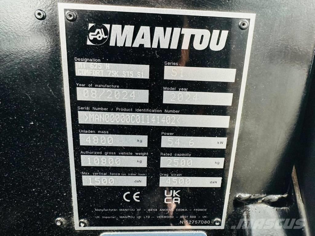 Manitou MT 625 H Manipuladores telescópicos