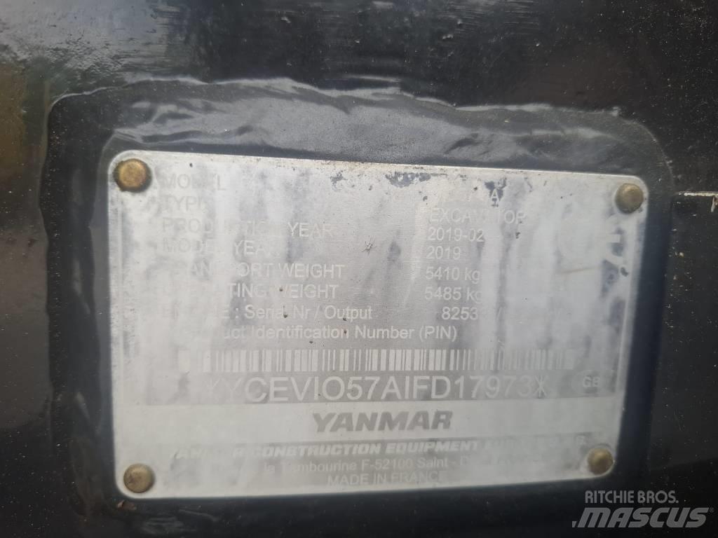 Yanmar Vio 57-6A Mini Escavadoras <7t