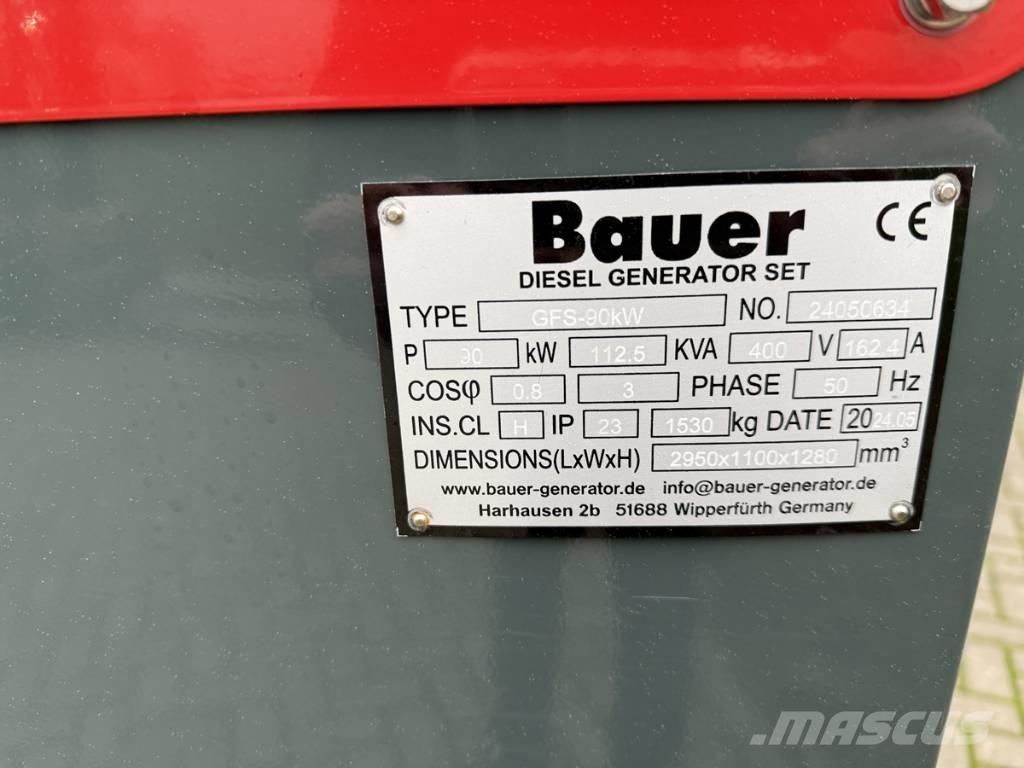 Bauer 124 KVA Geradores Diesel