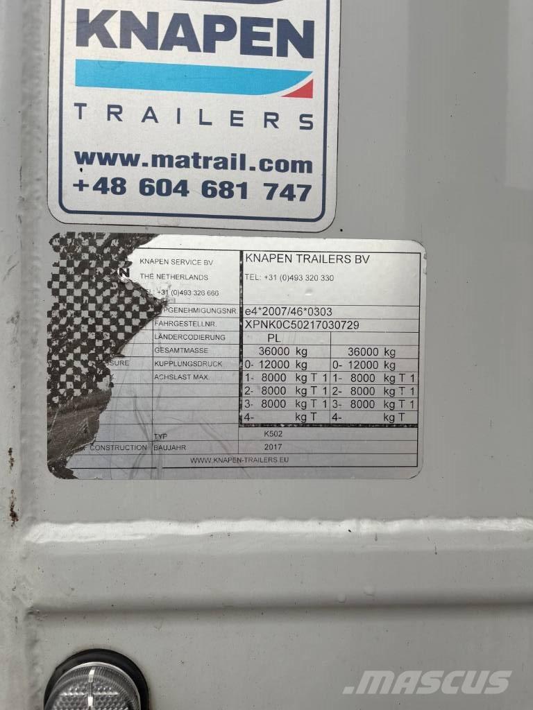 Knapen K 502 Semi Reboques Estilha de Madeira