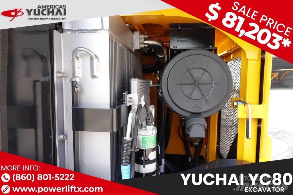 Yuchai YC80 Escavadoras de rastos