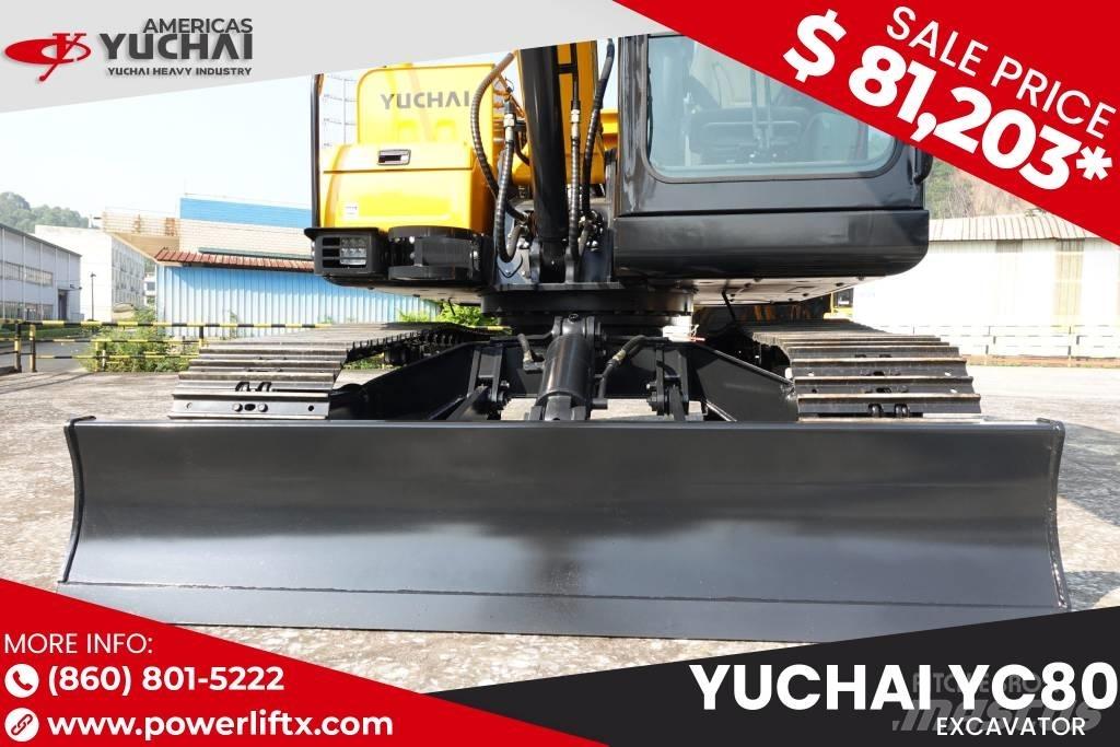 Yuchai YC80 Escavadoras de rastos