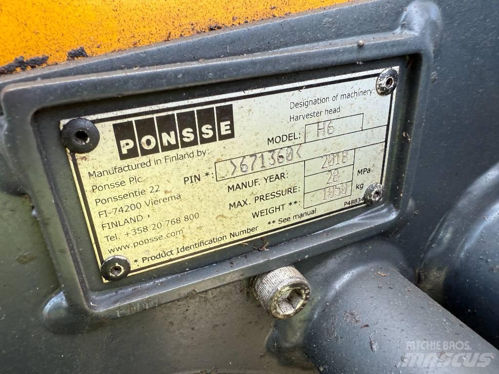 Ponsse ERGO 8W Processadores florestais