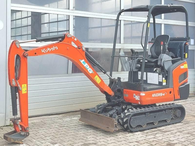 Kubota KX019-4 LPG Mini Escavadoras <7t