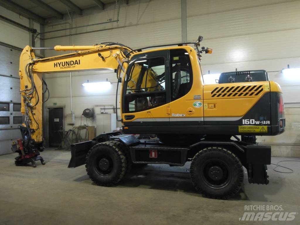 Hyundai R 160 W-9A Escavadoras de rodas