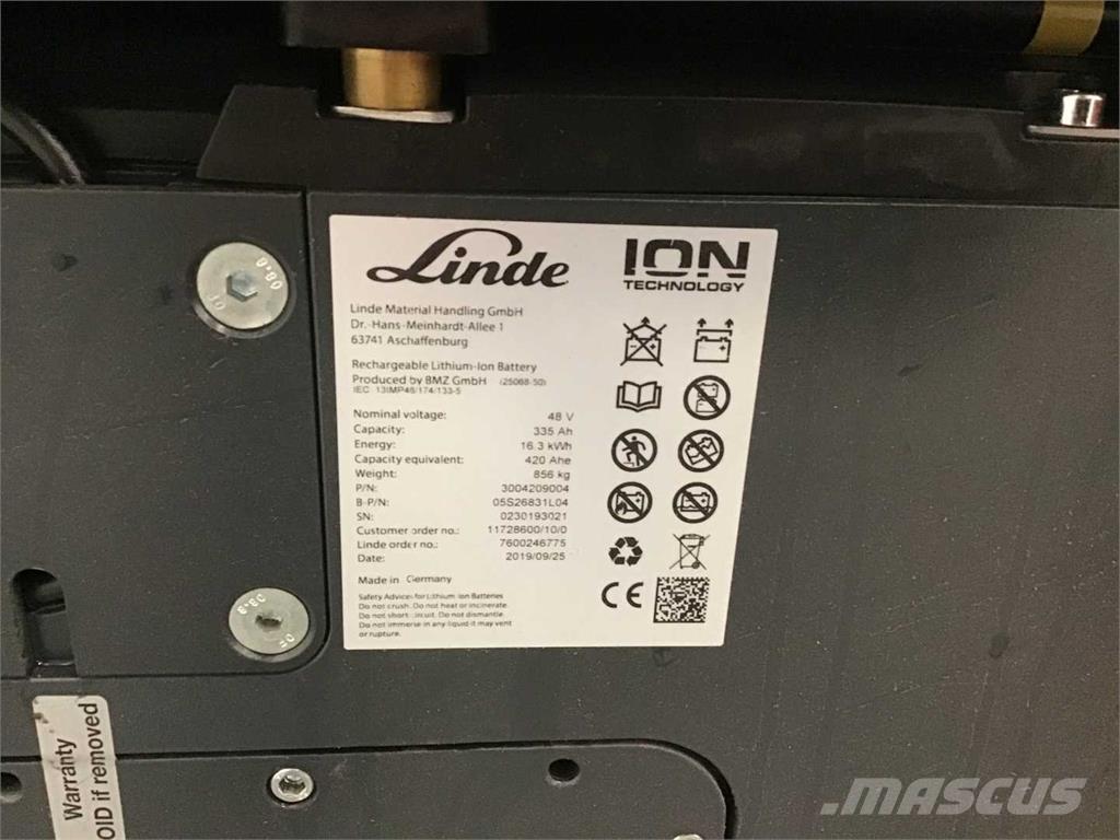 Linde E16 ION Empilhadores eléctricos