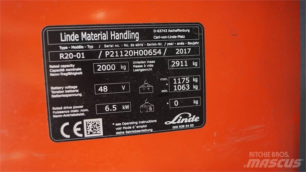 Linde R20 Empilhadores Elevadores