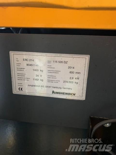 Jungheinrich ERC 214 Empilhador para operador externo