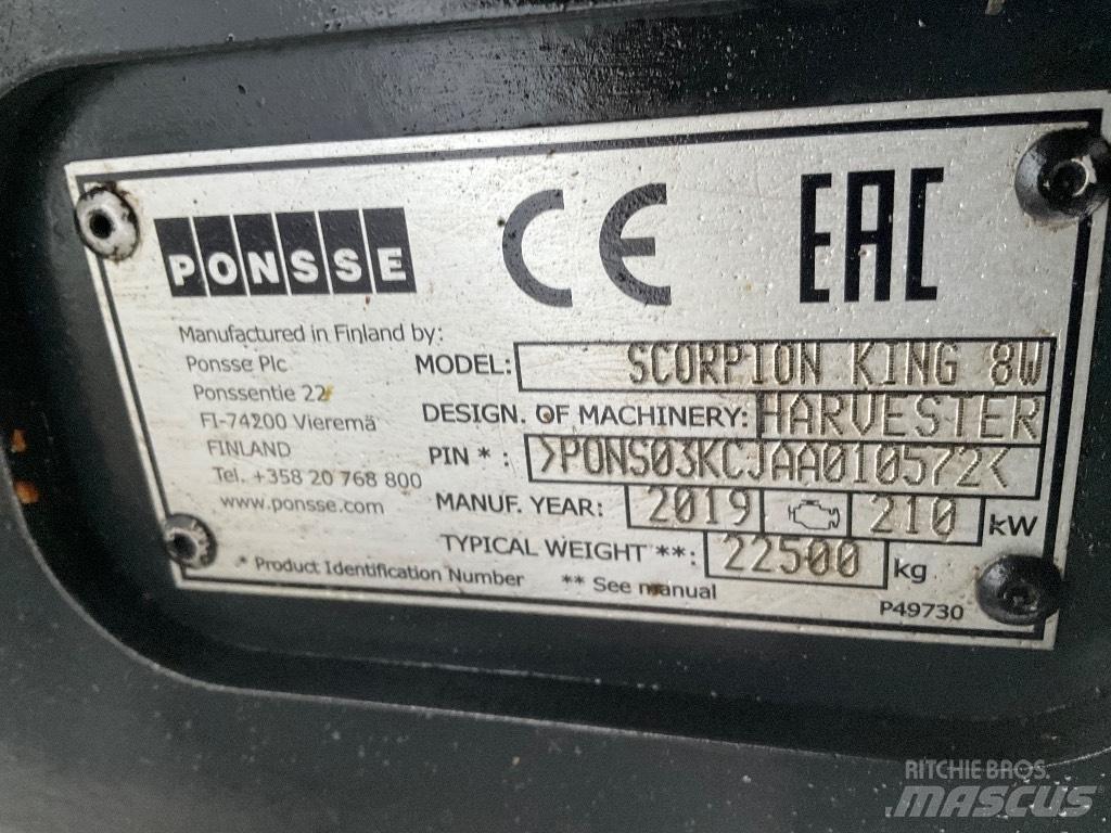 Ponsse Scorpion King Processadores florestais