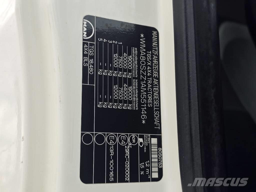 MAN 18.480 Tractores (camiões)