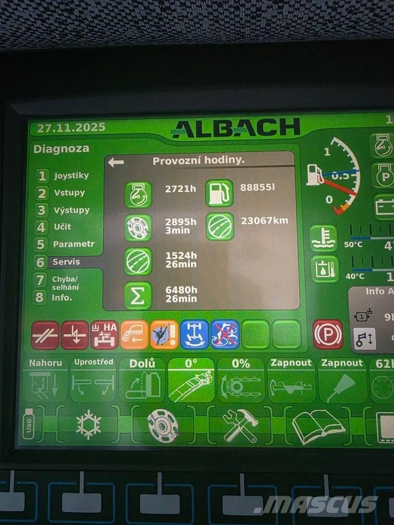 Albach Diamant 2000 Estilhaçadoras florestais