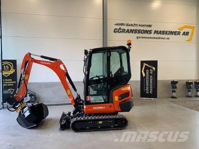 Kubota KX 019-4 Mini Escavadoras <7t