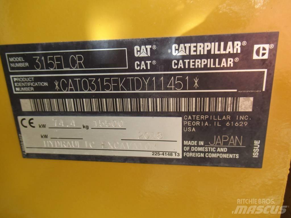 CAT 315F LCR Escavadoras de rastos