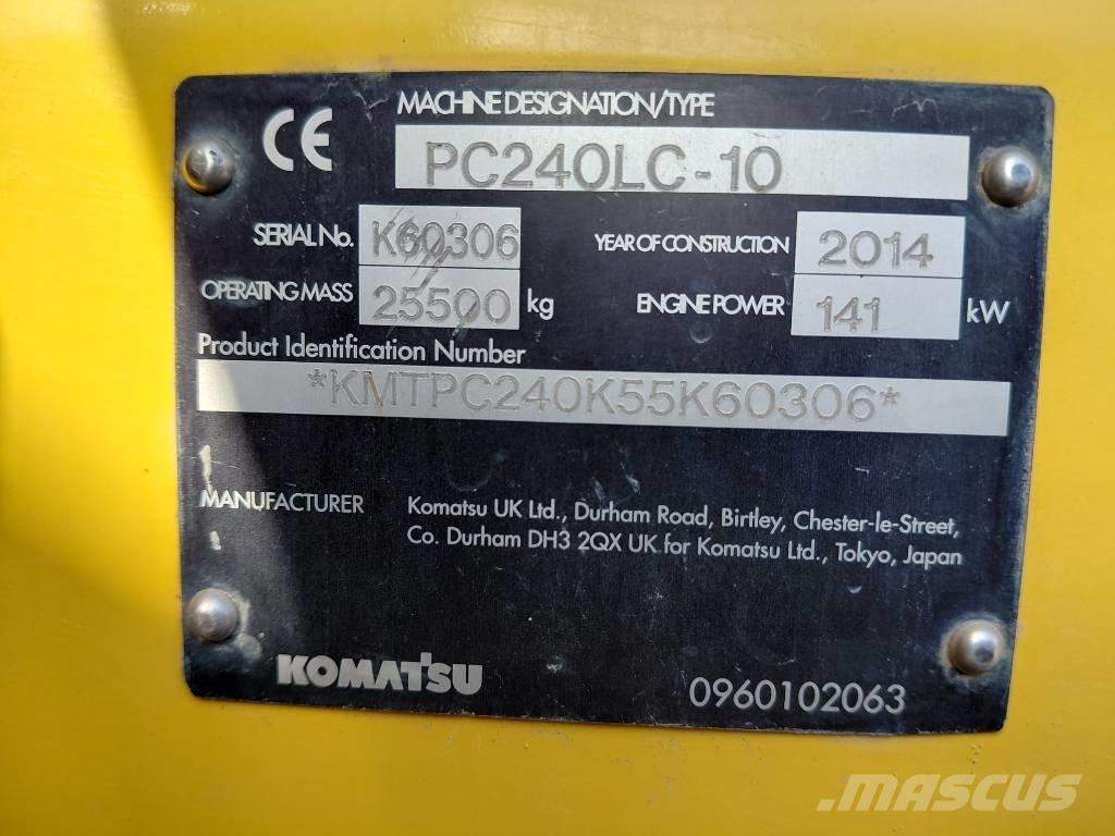 Komatsu PC 240 LC-10 Escavadoras de rastos