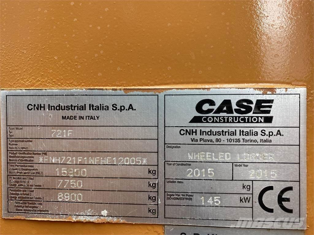 CASE 721F Pás carregadoras de rodas