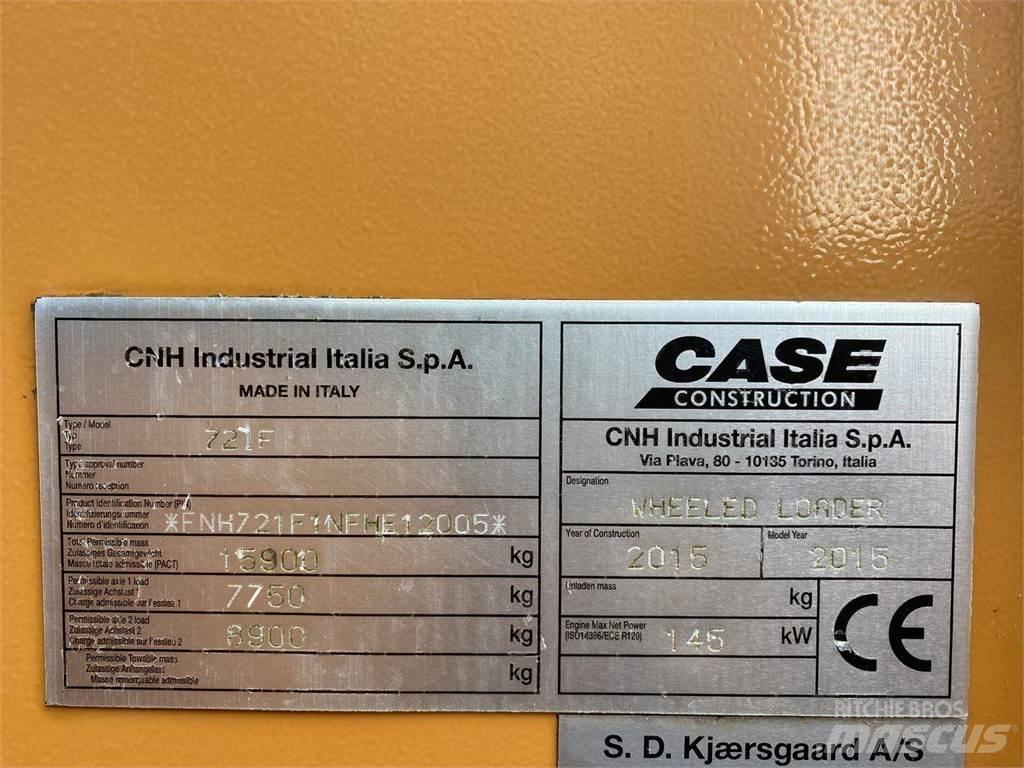 CASE 721F Pás carregadoras de rodas