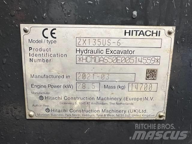 Hitachi ZX 135 US-6 Escavadoras de rastos