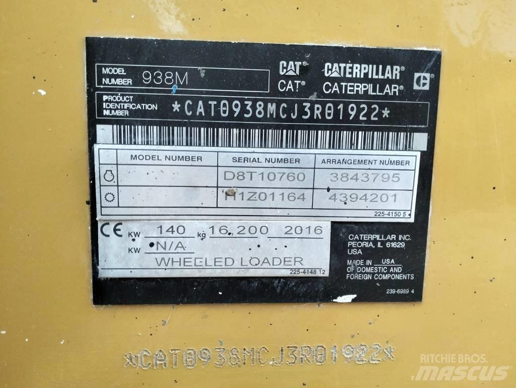 CAT 938 M Pás carregadoras de rodas