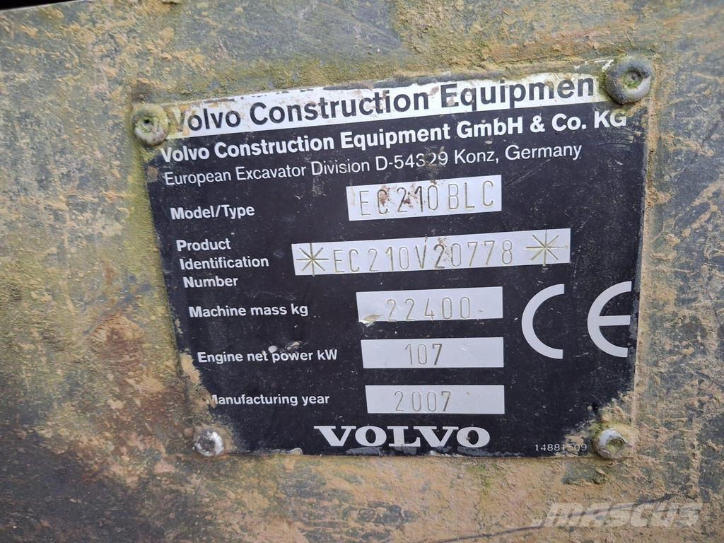 Volvo EC210 BLC Escavadoras de rastos