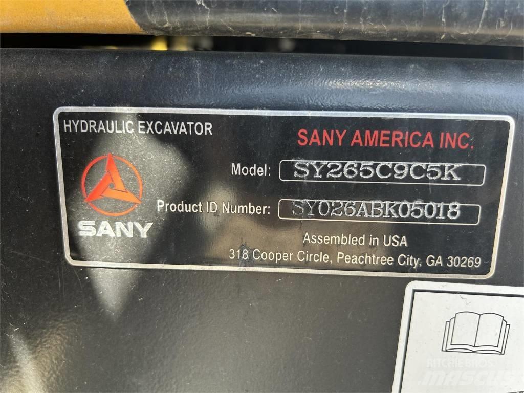 Sany SY265C Escavadoras de rastos
