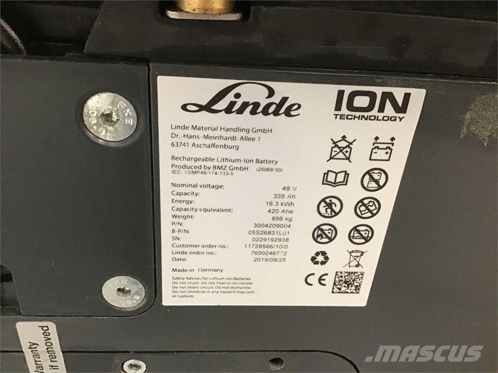 Linde E16 ION Empilhadores eléctricos