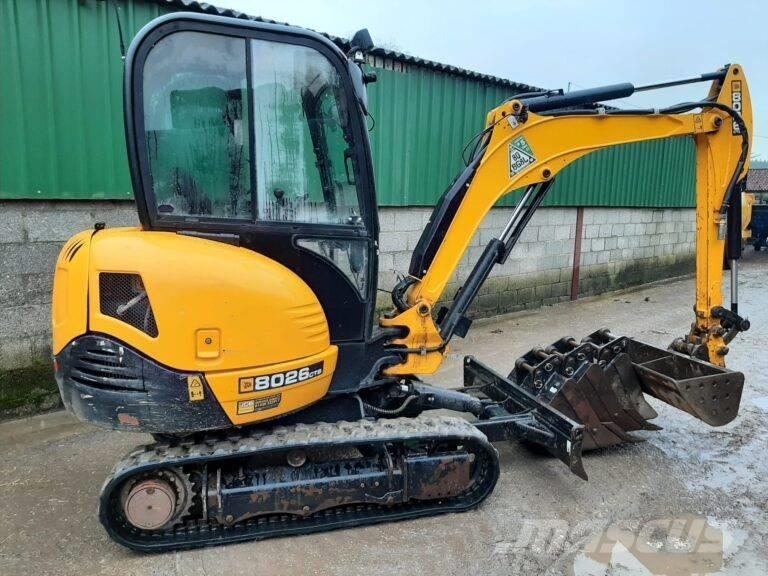 JCB 8026 Mini Escavadoras <7t