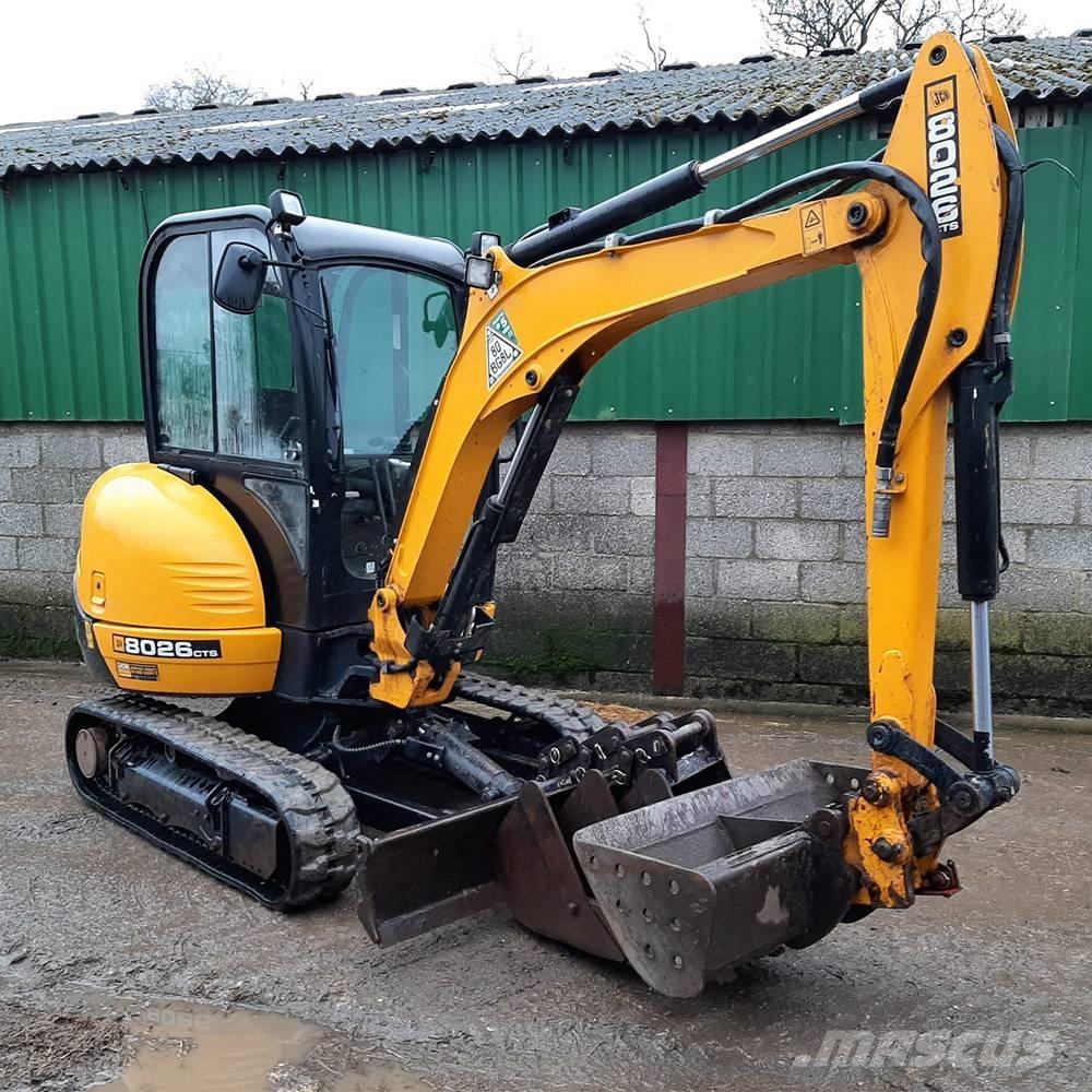 JCB 8026 Mini Escavadoras <7t