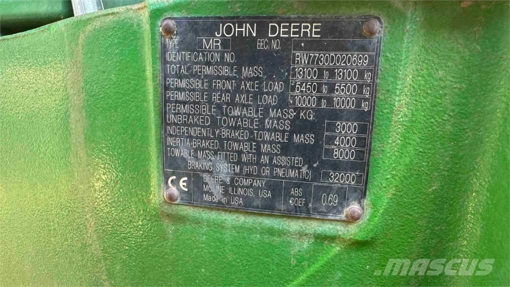 John Deere 7730 Tratores Agrícolas usados
