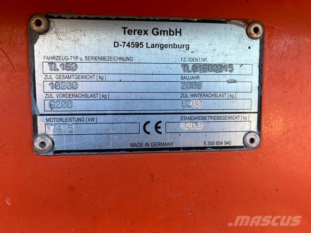 Terex TL 160 Pás carregadoras de rodas