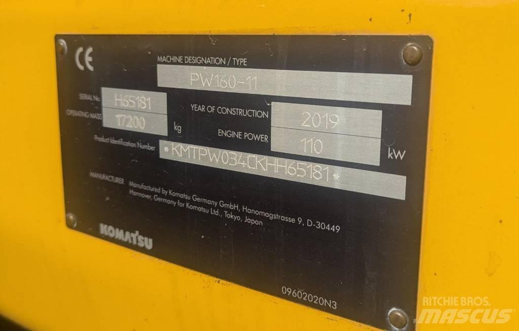 Komatsu PW160-11 Escavadoras de rodas