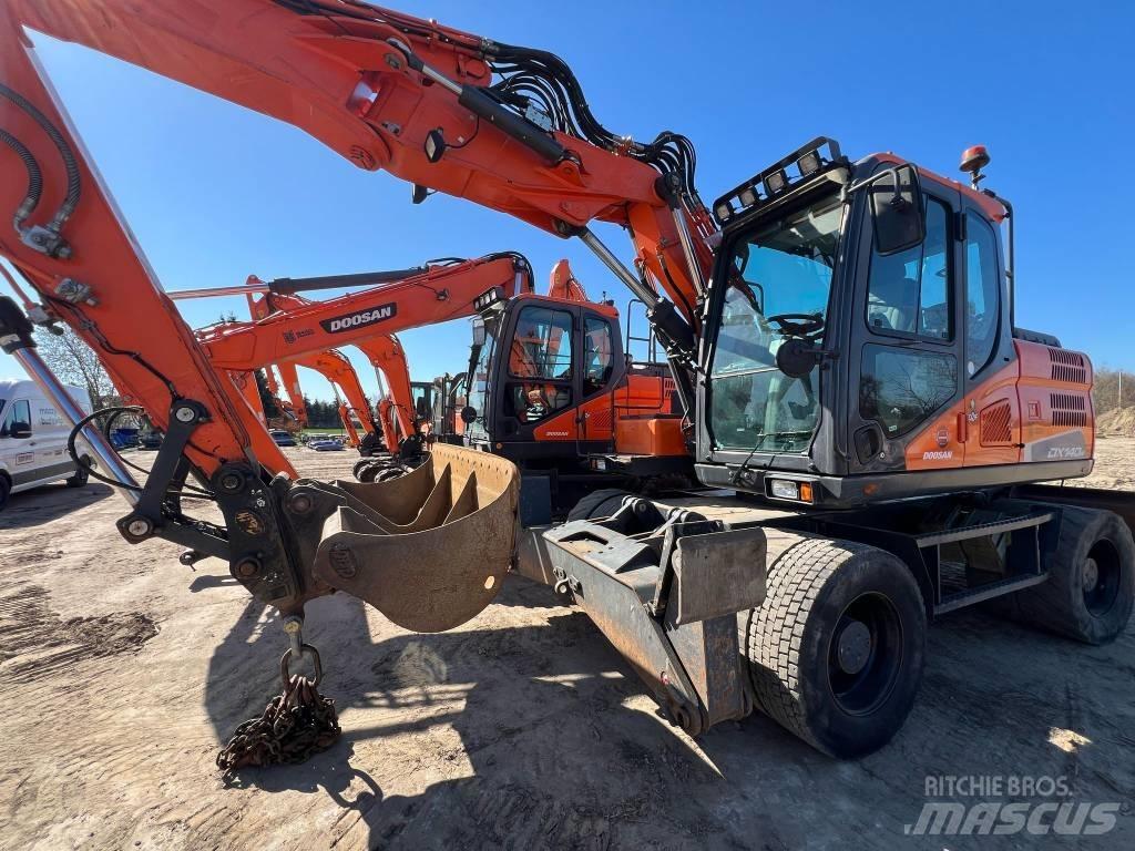 Doosan DX140W-5 Escavadoras de rodas