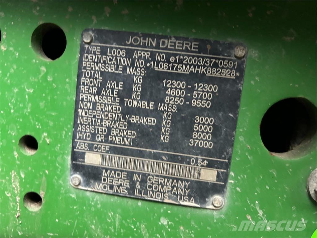 John Deere 6175M Tratores Agrícolas usados