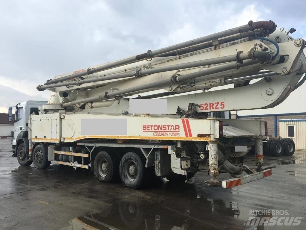 Betonstar 52M-5RZ Camiões bomba Betão