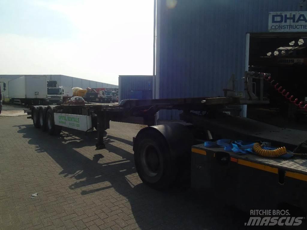 Pacton 3 AXLE Semi Reboques Porta Contentores