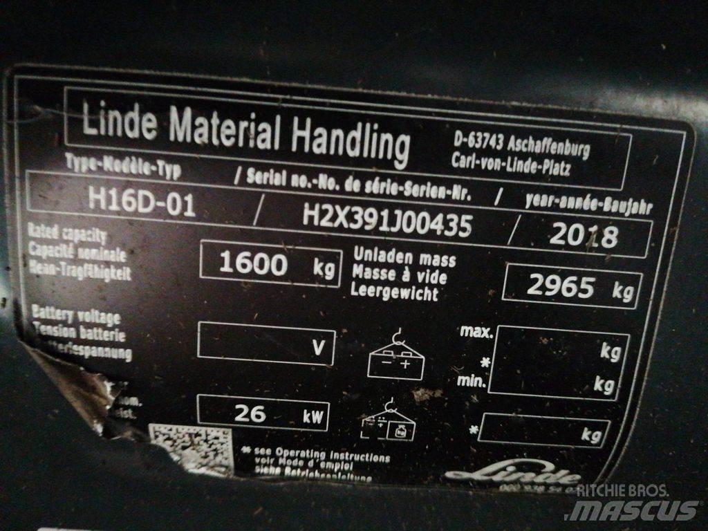 Linde H16D-01 Empilhadores Diesel