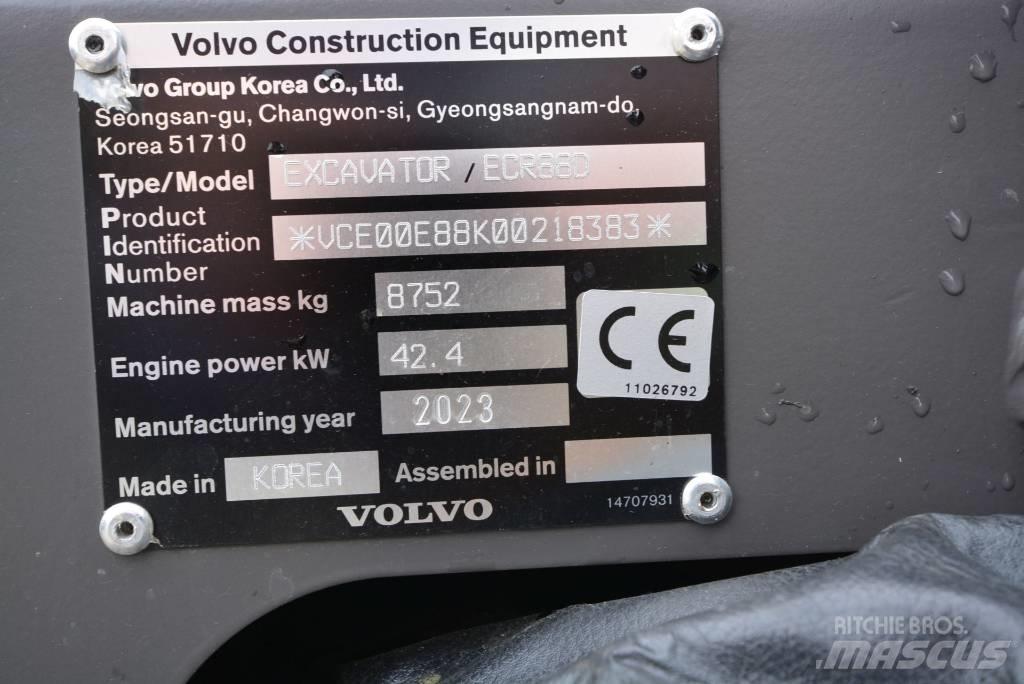 Volvo ECR 88 D Pro Escavadoras Midi 7t - 12t