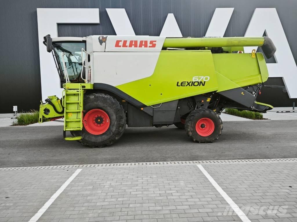 CLAAS Lexion 670 Ceifeiras debulhadoras