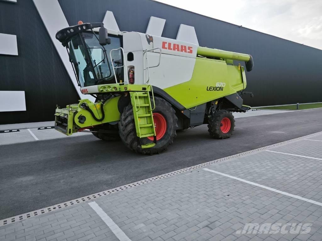 CLAAS Lexion 670 Ceifeiras debulhadoras