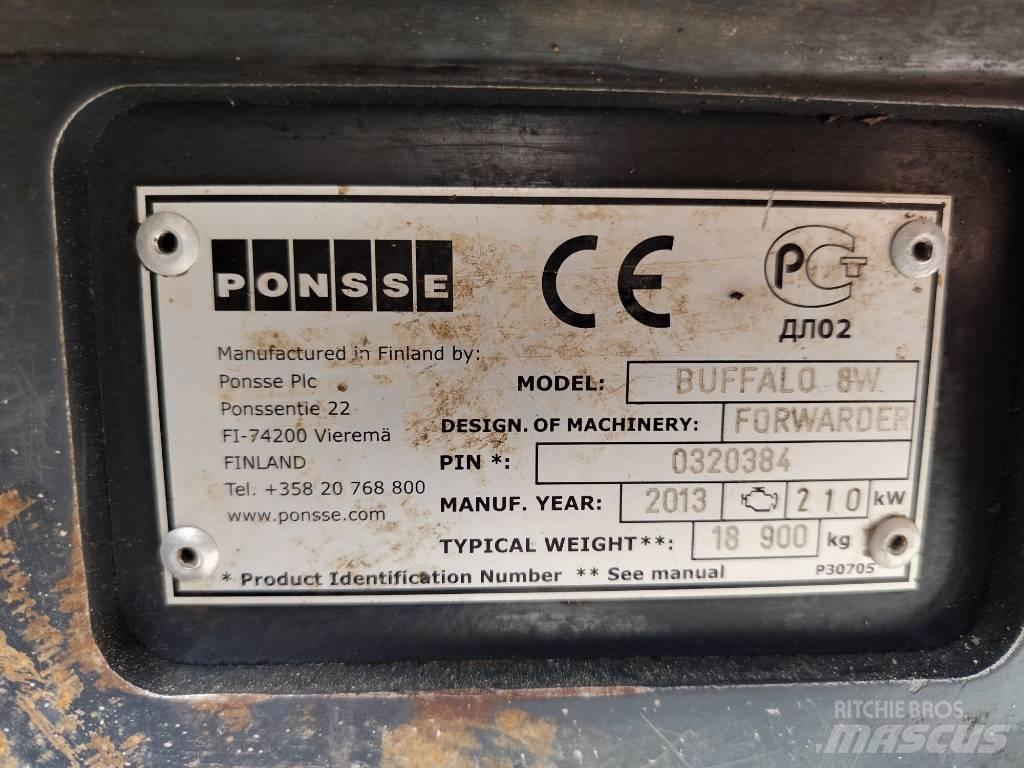 Ponsse Buffalo 8W Forwarders florestais
