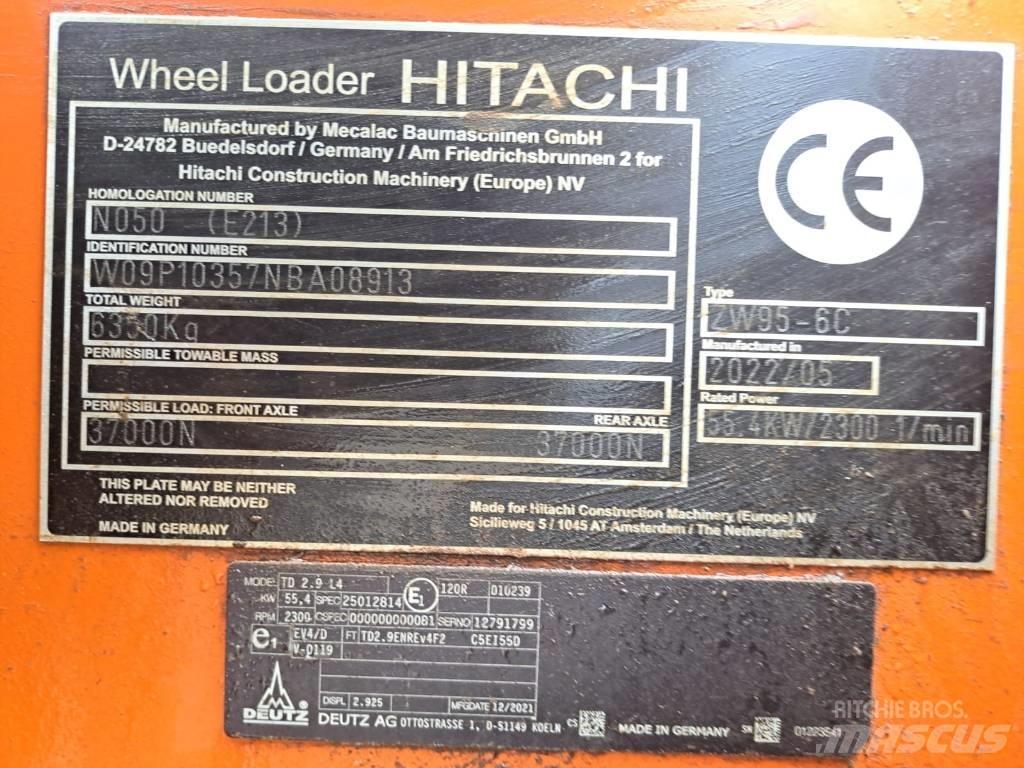 Hitachi ZW 95-6 Pás carregadoras de rodas